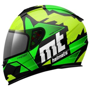 Mt Helmets Thunder Infantil Torn L KID Yellow Fluor / Glossy Green Fluor