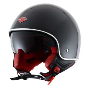 Astone Minijet Retro L Gloss Black