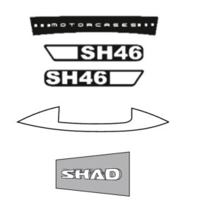 Shad Sh46 Shad Stickers One Size