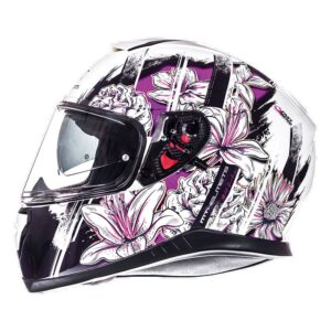 Mt Helmets Thunder 3 Sv Wild Garden XL Pearl White