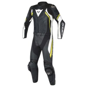 Dainese Avro D2 2pc Suit 54 Black / White / Yellow Fluo