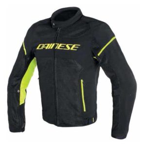 Dainese Air Frame D1 Tex Jacket 44 Black / Black / Yellow Fluo