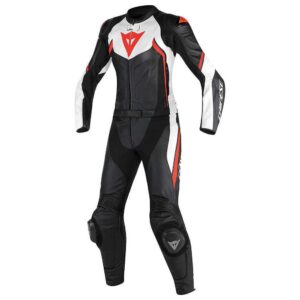 Dainese Avro D2 2pc Lady Suit 40 Black / White / Red Fluo