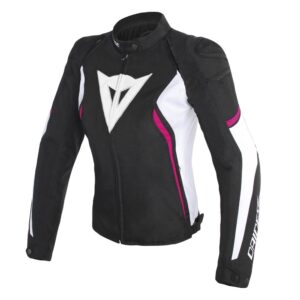 Dainese Avro D2 Tex Jacket 40 Black / White / Fuxia