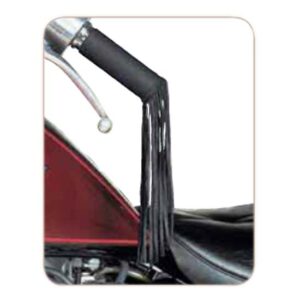 Held Handle Bar Tassels One Size Black