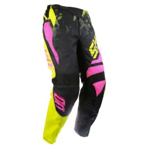 Shot Squad Pants 30 Lime / Pink Fluo