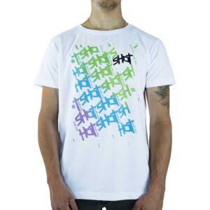 Shot Mix Tee 10 Years White