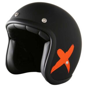 Stormer Pearl M X Rider Black / Orange Matt Fluo