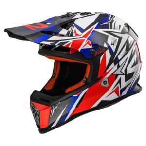 Ls2 Mx437 Fast Strong XXL White / Red / Blue