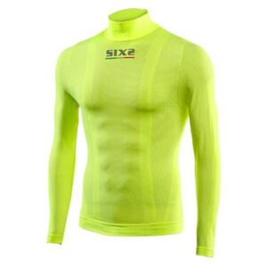 Sixs Turtle Neck Tee L/s SL Yellow Fluo