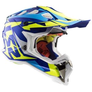 Ls2 Subverter Nimble 53-54 cm White Blue / High Vis Yellow