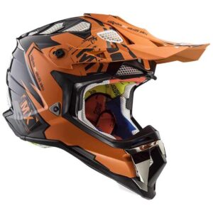 Ls2 Subverter Emperor 55-56 cm Black / Orange