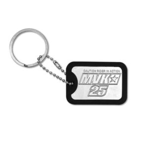 Vr46 Key Ring Maverick Viñales One Size Silver