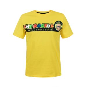Vr46 Cupolino T Shirt Classic S Yellow