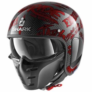 Shark S-drak Freestyle Cup L Carbon / Red / Red