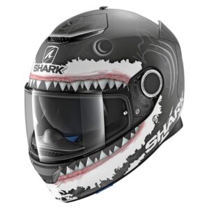 Shark Spartan Lorenzo White Shark Mat L Black / White / Anthracite