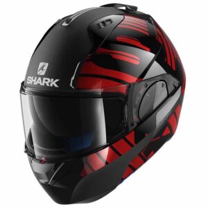 Shark Evo-one 2 Lithion Dual M Black / Chrome / Red