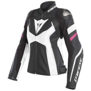 Dainese Avro 4 Leather 40 Matte Black / White / Fuchsia