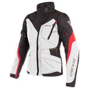 Dainese Tempest 2 D-dry 46 Light Grey / Black / Tour Red