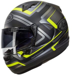 Arai Qv Pro L Charged Yellow