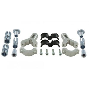Rtech Solid Forged Alloy Universal Mounting Kit One Size Silver