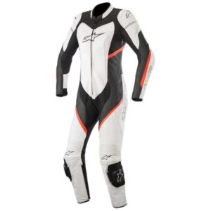 Alpinestars Stella Kira Leather Suit 44 Black White Red Fluo