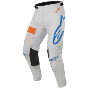 Alpinestars Racer Tech Atomic Pants 30 Cool Gray Mid Blue Orange Fluo