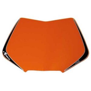 Rtech V-face Number Plate Plastic Replacement One Size Orange
