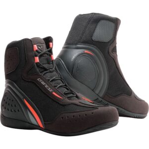 Dainese Motorshoe D1 Dwp EU 39 Black / Fluo Red / Anthracite