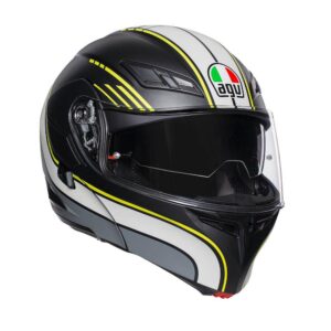 Agv Compact St Plk L Boston Matt Black / Grey / Yellow