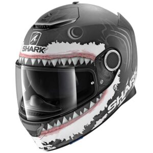 Shark Spartan 1.2 Lorenzo White Shark Mat S Black Shark