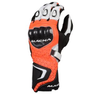 Macna Track R XL Fluo Red / Black / White