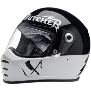 Biltwell Lane Splitter Rusty Butcher M Black / White
