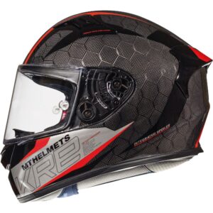 Mt Helmets Kre Snake Carbon 2.0 XXL Gloss Red / Black