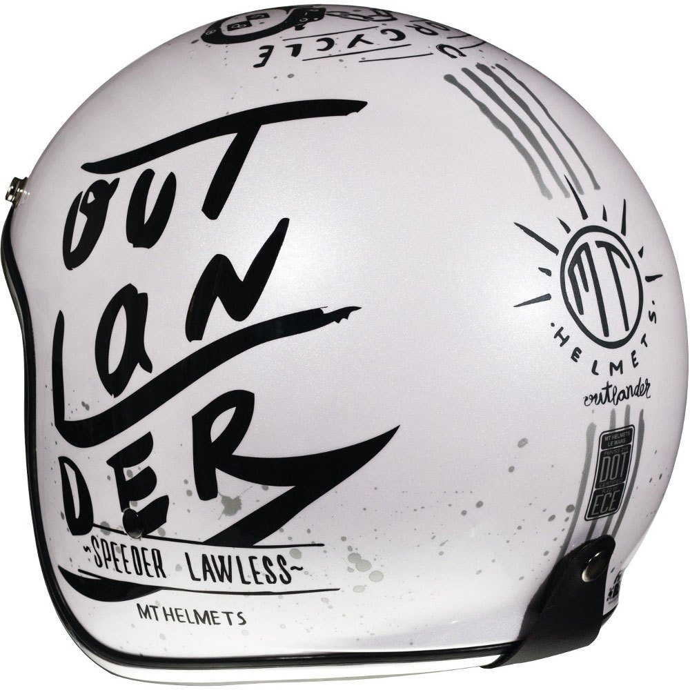 Mt Helmets Le Mans 2 Sv Outlander S White Pearl - Imagen 3
