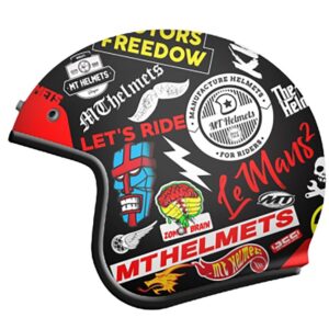 Mt Helmets Le Mans 2 Sv Anarchy XS Matte Black
