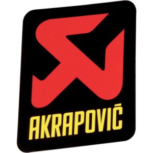 Akrapovic Sticker Vertical Logo 70 x 60 mm