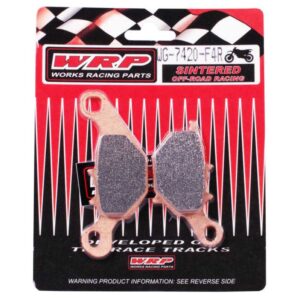 Wrp F4r Off Road Suzuki Rm 85 Rear Brake Pads One Size