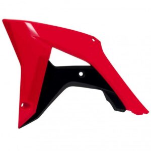 Rtech Radiator Shrouds Honda Crf 250r/crf 450r 2017-2019 Red / Black