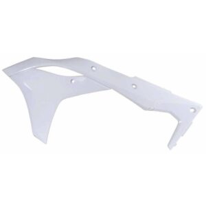 Rtech Radiator Shrouds Kawasaki Kx 250f 2017-2019 White