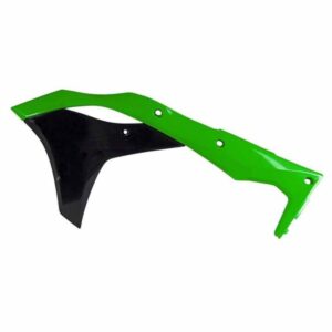 Rtech Radiator Shrouds Kawasaki Kx 250f 2017-2019 Green / Black