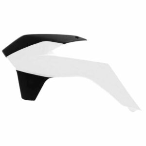 Rtech Radiator Shrouds Ktm Exc/exc-f/sx/sx-f 2013-2016 White / Black / White