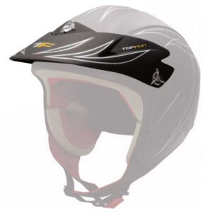 Topfun Helmet Visor One Size Matte Black