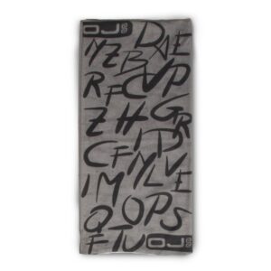 Oj Multiplo Letter One Size Black / Grey