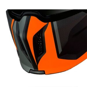 Mt Helmets Streetfighter Sv Twin Chin Bar One Size Matt Fluor Orange