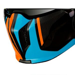 Mt Helmets Streetfighter Sv Twin Chin Bar One Size Gloss Fluor Orange