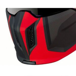 Mt Helmets Streetfighter Sv Twin Chin Bar One Size Matt Red