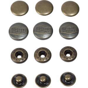 Spirit Motors Push Button 16 Mm 3 Units One Size Brass
