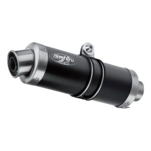 Hashiru Exhaust St05 Round Pair Kawasaki Z 1000 2007-2009 One Size Black