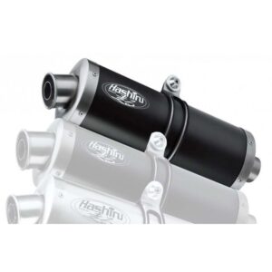 Hashiru Exhaust St05 Oval Suzuki Gsf 1200 Bandit/s 2001-2003 One Size Black
